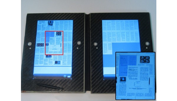Dual-Display, e-book, e-ink, CHI 2008,  ,  